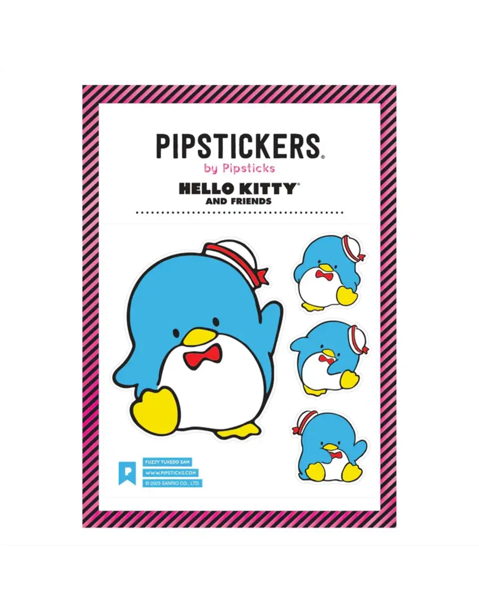 Pipsticks Fuzzy Tuxedo Sam Sticker
