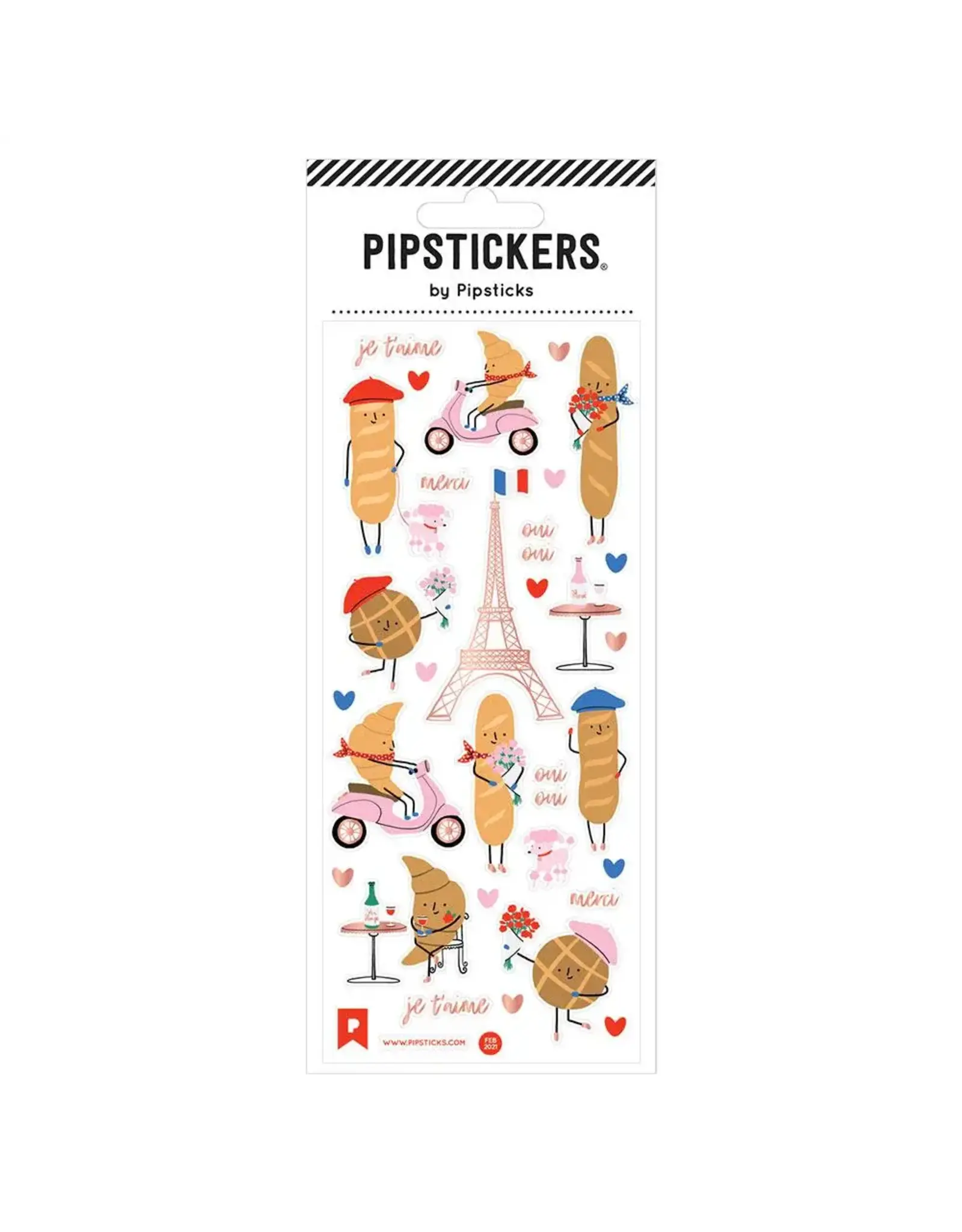 Pipsticks Don't Baguette Me Stickers