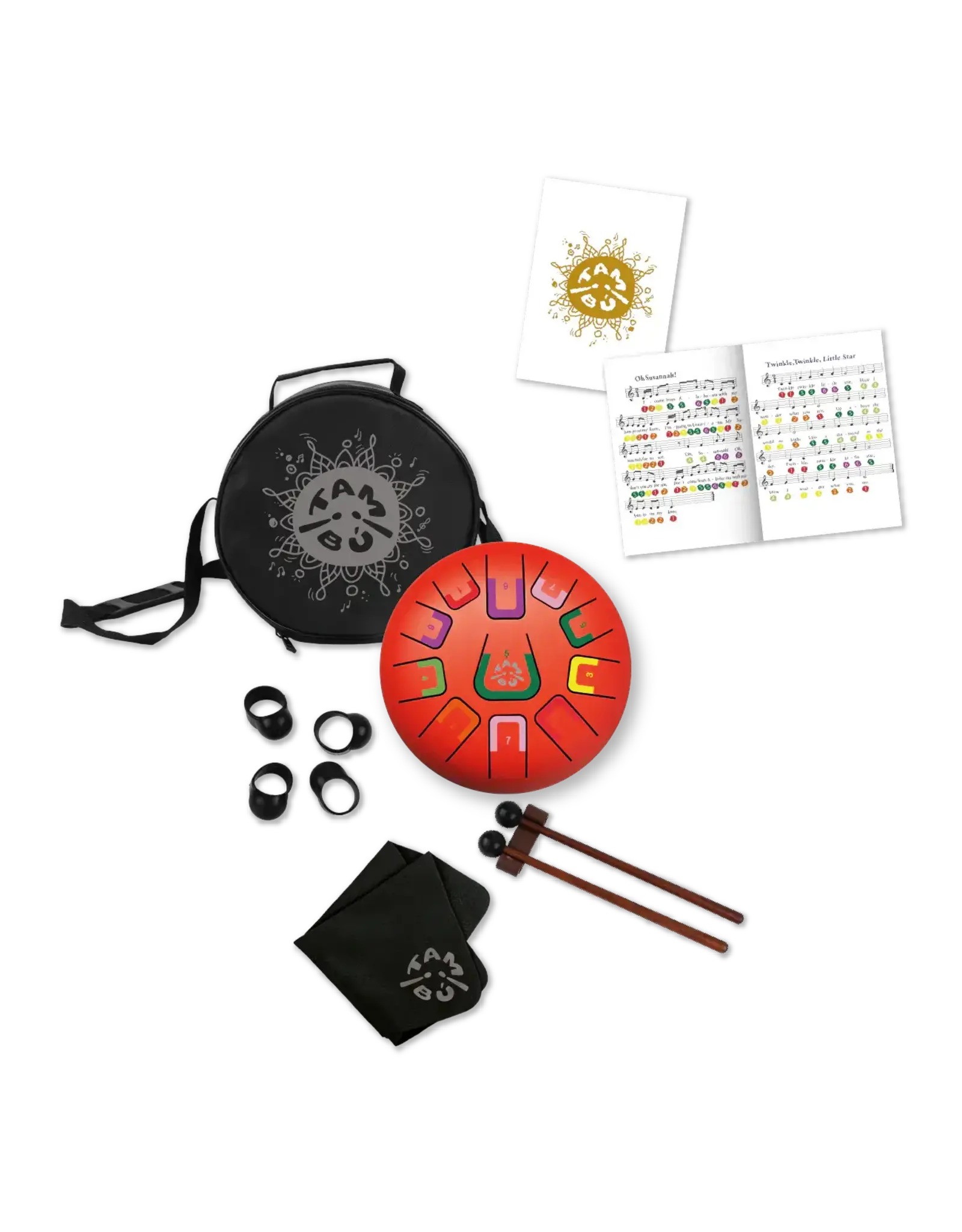 8" Tambu 11 Tones Scarlet Sunset