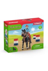 Schleich Cowgirl Barrel Racing Fun