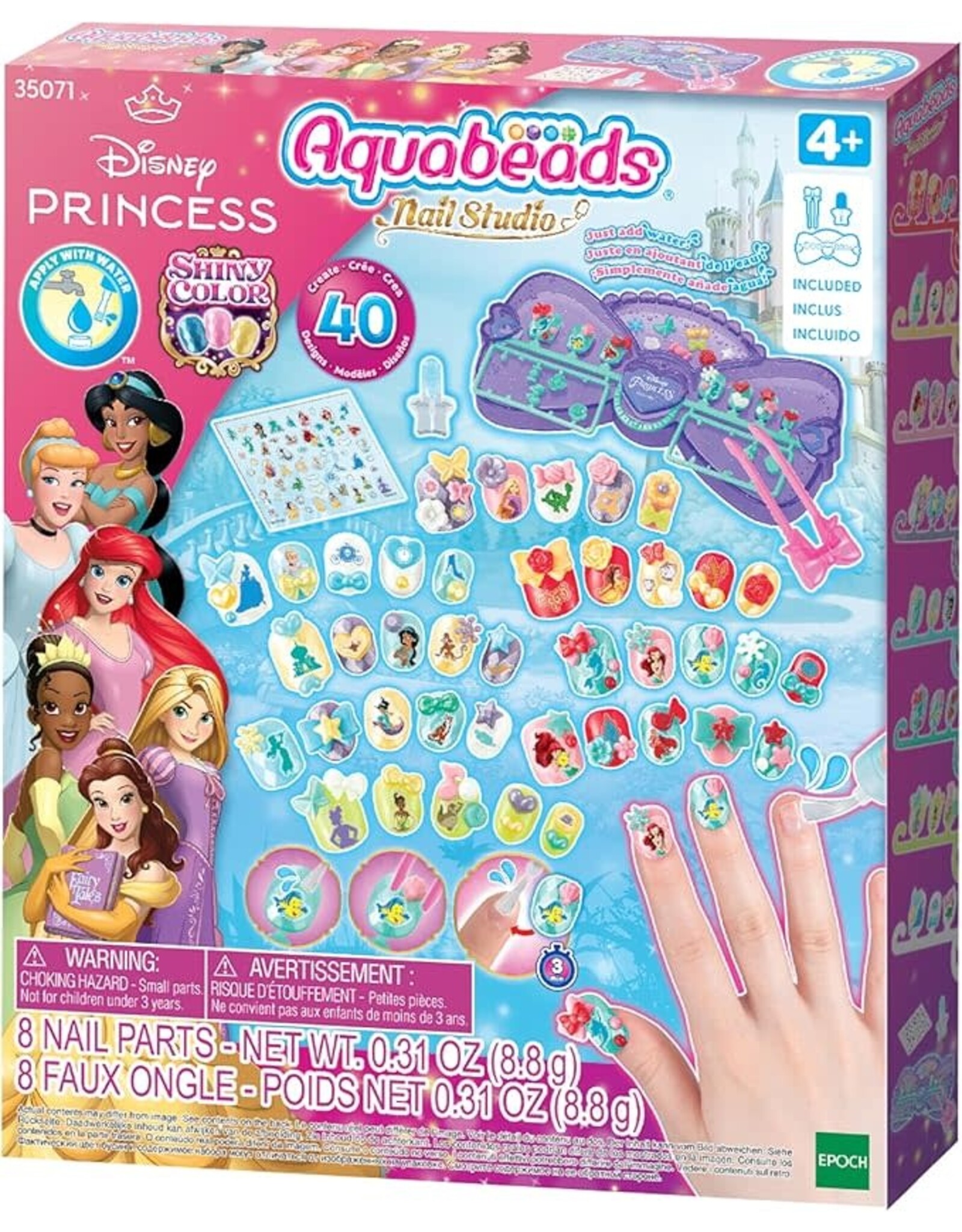 Aquabeads Aquabeads Disney Princess Nail Studio Set