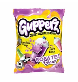 Gupperz Gummy Liquid Filled Popperz - Boba Tea Blast