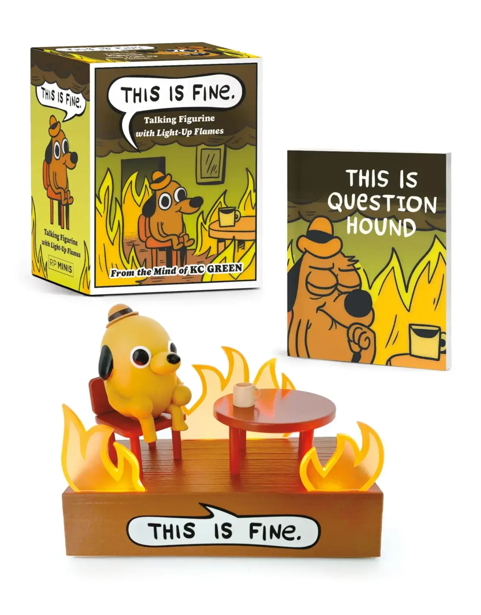 This Is Fine Talking Figurine