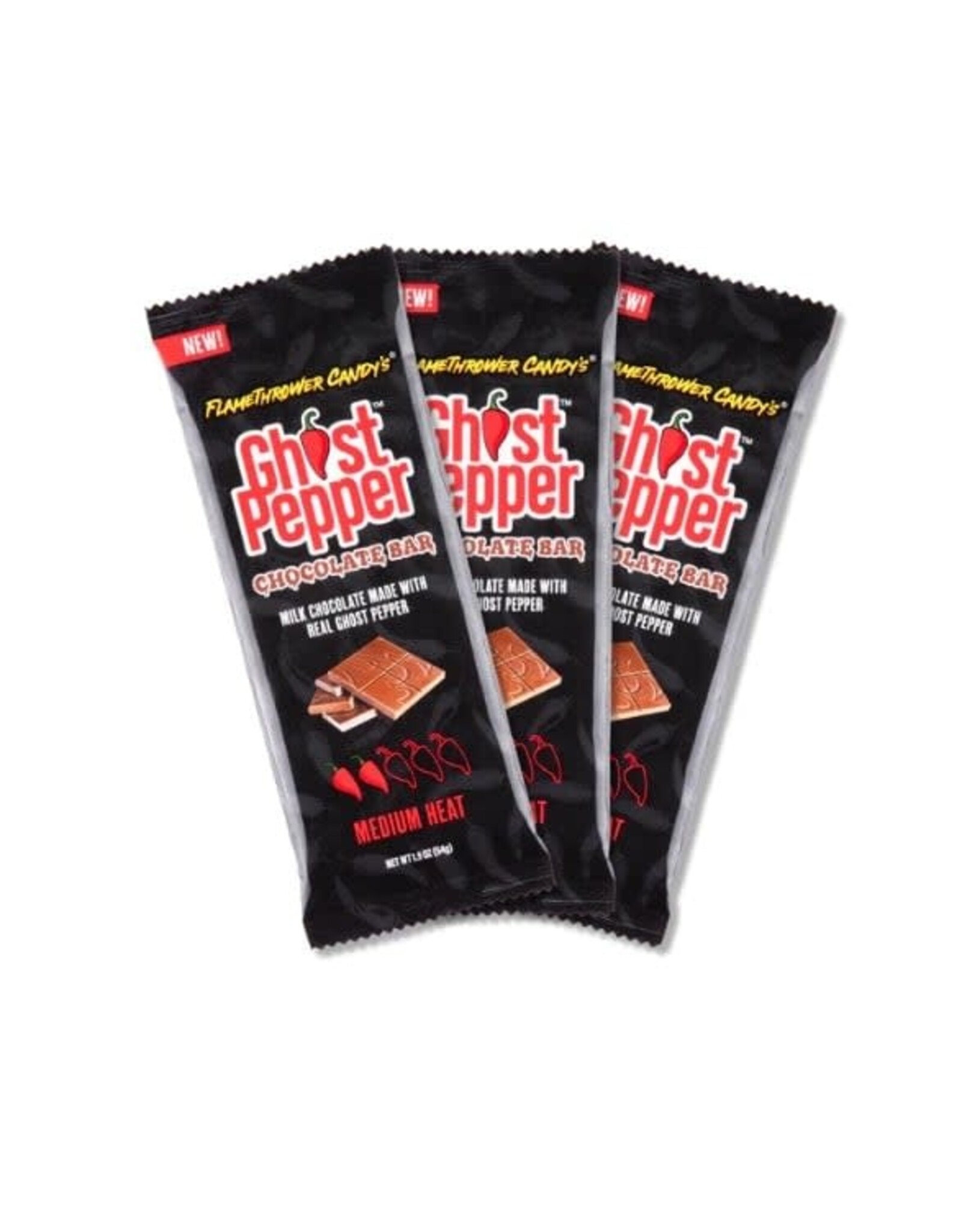 Flamethrower Ghost Pepper Chocolate Bar