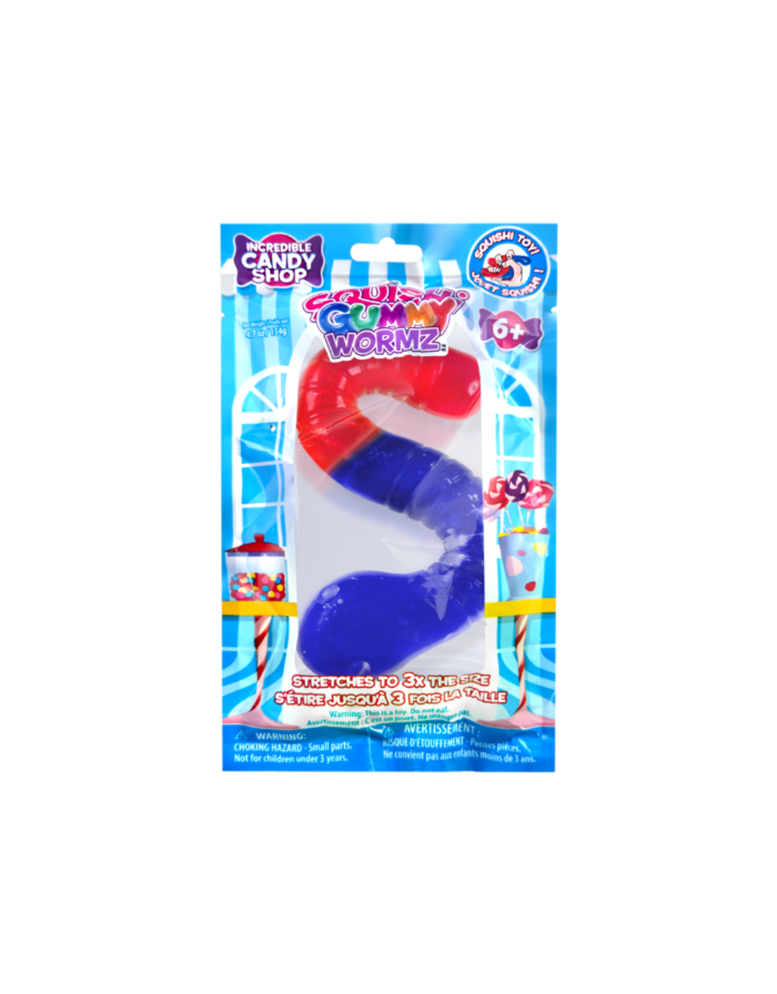 Incredible Novelties Squishi Gummy Wormz