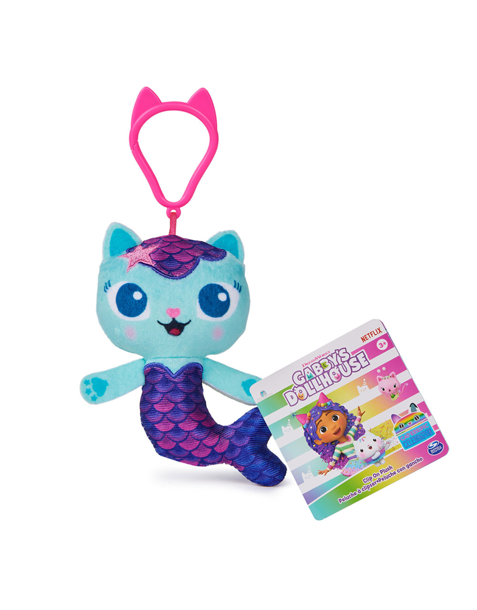 Spin Master Gabby's Doll House Clip-On Plush - MerCat