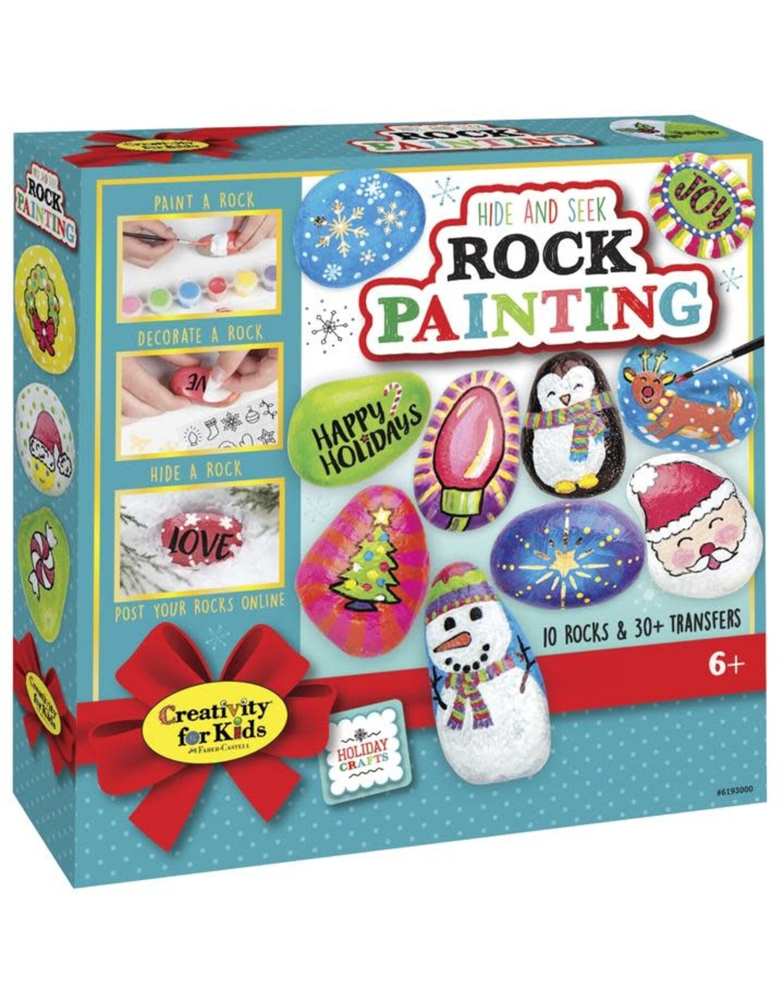 Creativity For Kids Holiday Hide and Seek Rock Painting Kit