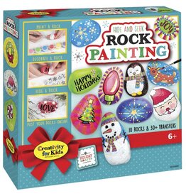 Creativity For Kids Holiday Hide and Seek Rock Painting Kit