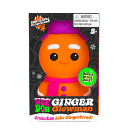 Schylling NeeDoh Squishmas Ginger Glowman