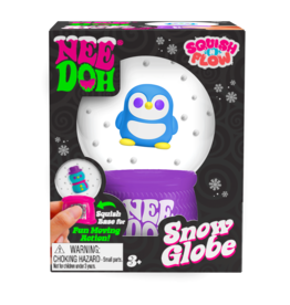 Schylling NeeDoh Squishmas Squish N Flow Snow Globe