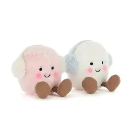 Jellycat Jellycat Amuseables Toastie Pink and White Marshmallows