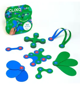 Clixo Clixo Itsy Pack - Green & Blue 18pc