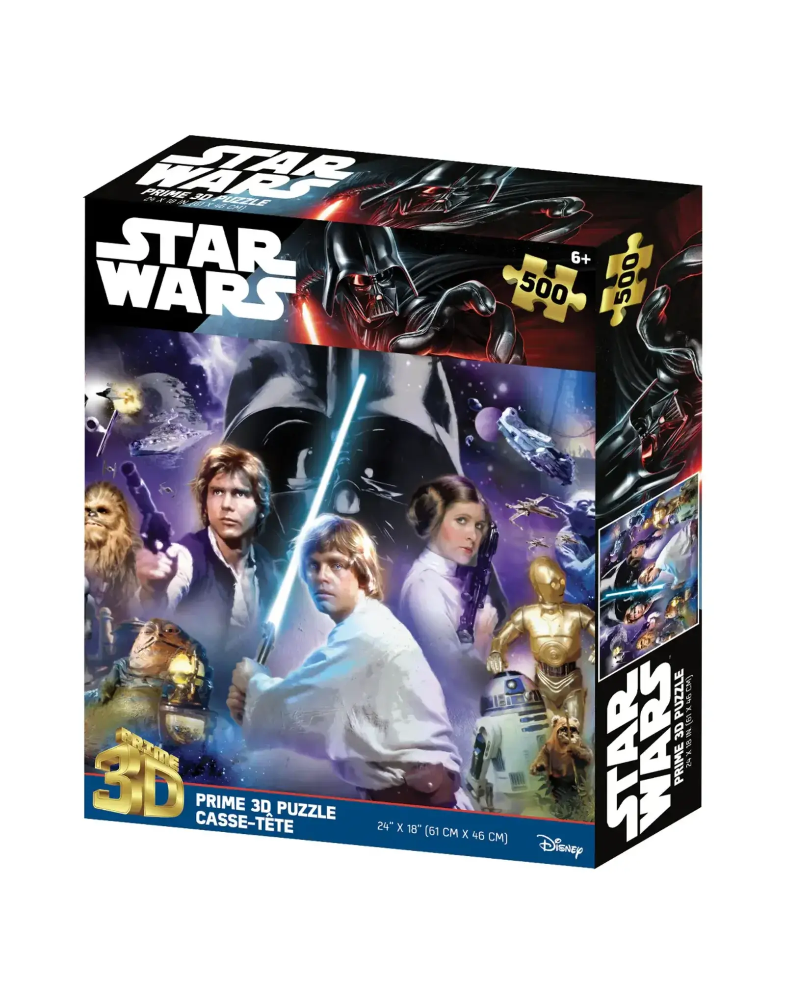 Star Wars Luke Skywalker Jedi 3D 500pc