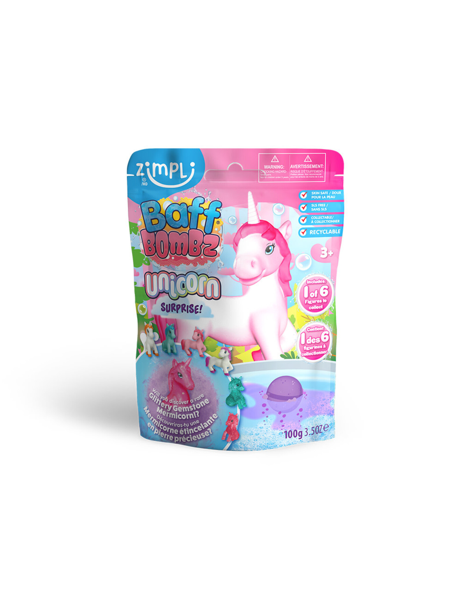 Zimpli Kids Zimpli - Baff Bombz Unicorn Surprise Assorted