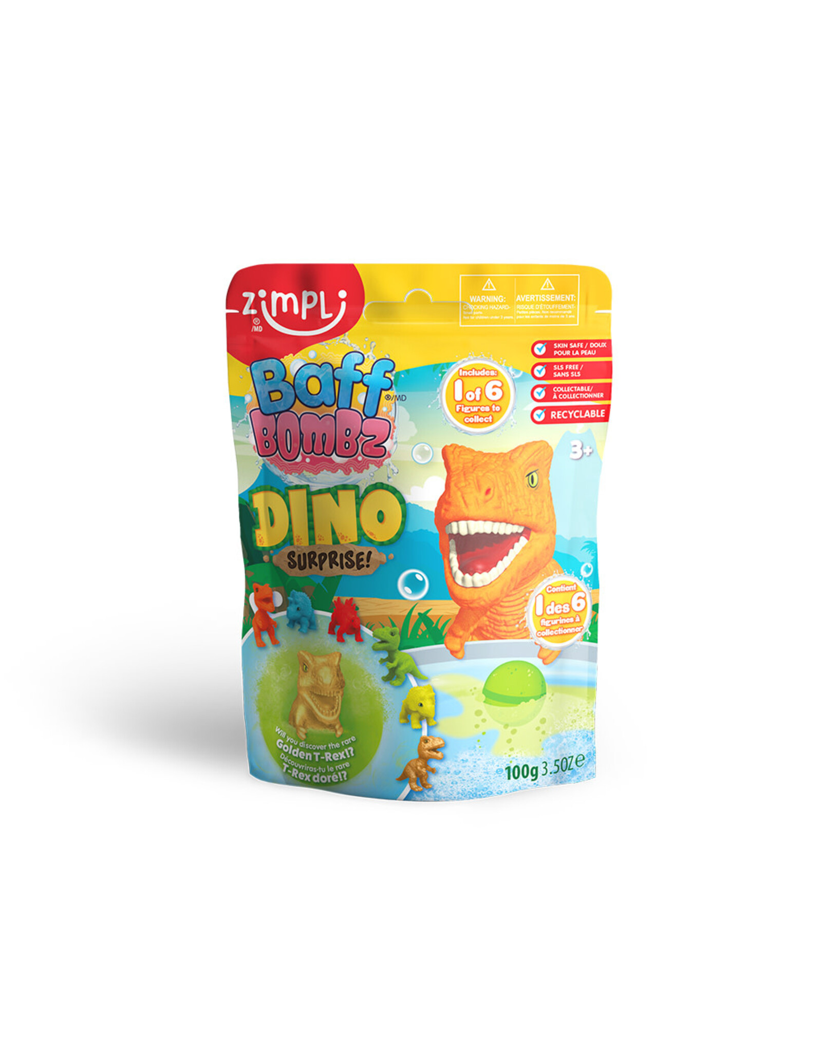 Zimpli Kids Zimpli - Baff Bombz Dino Surprise Assorted