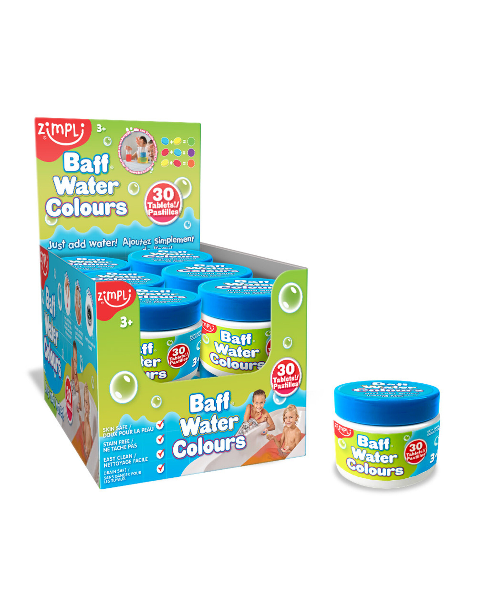 Zimpli Kids Zimpli - Baff Water Colours Tablets