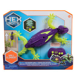 Spin Master Hex Bots - Glowing Wall Crawler Gecko - Glow In the Dark
