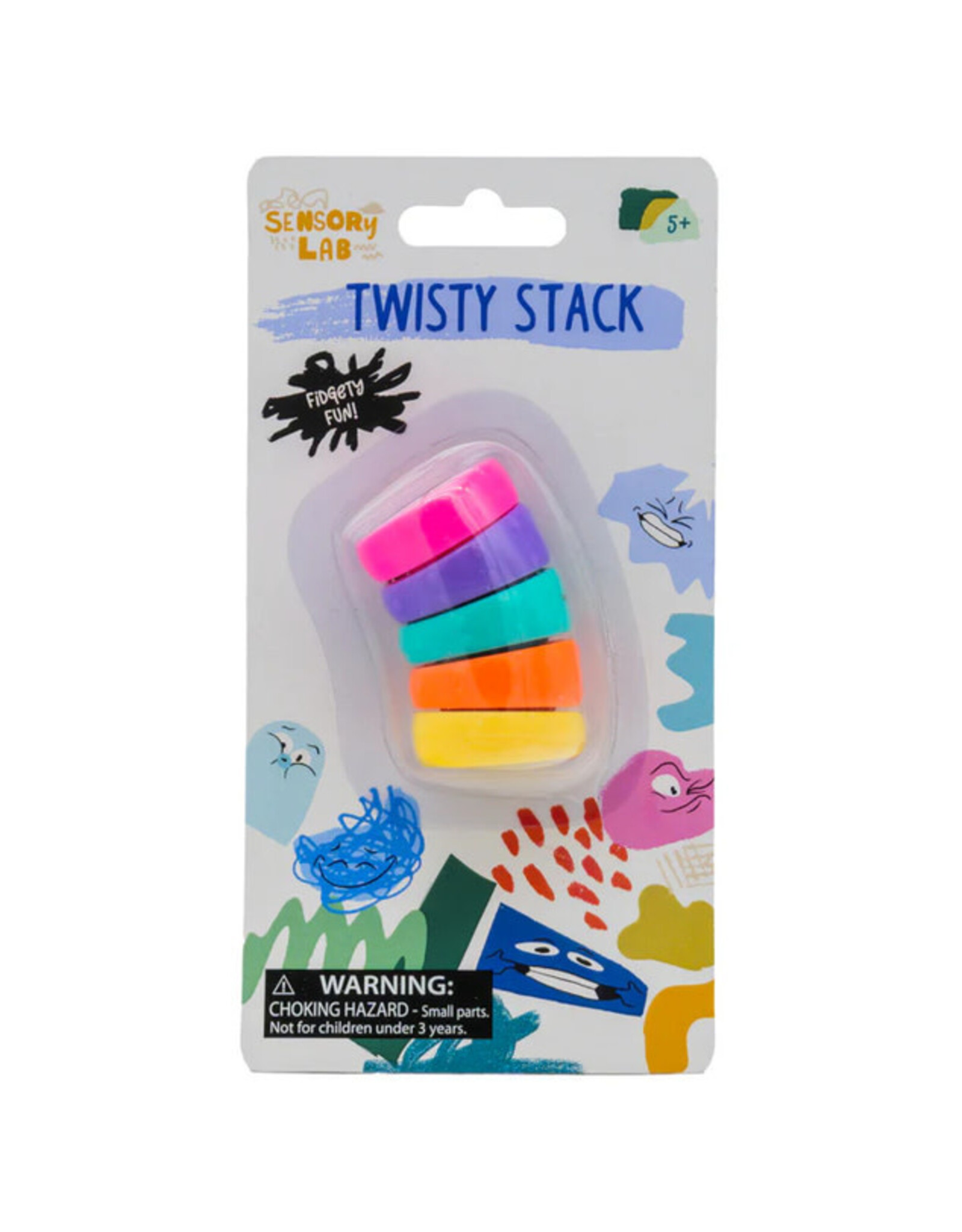 Toysmith Sensory Lab Twisty Stack