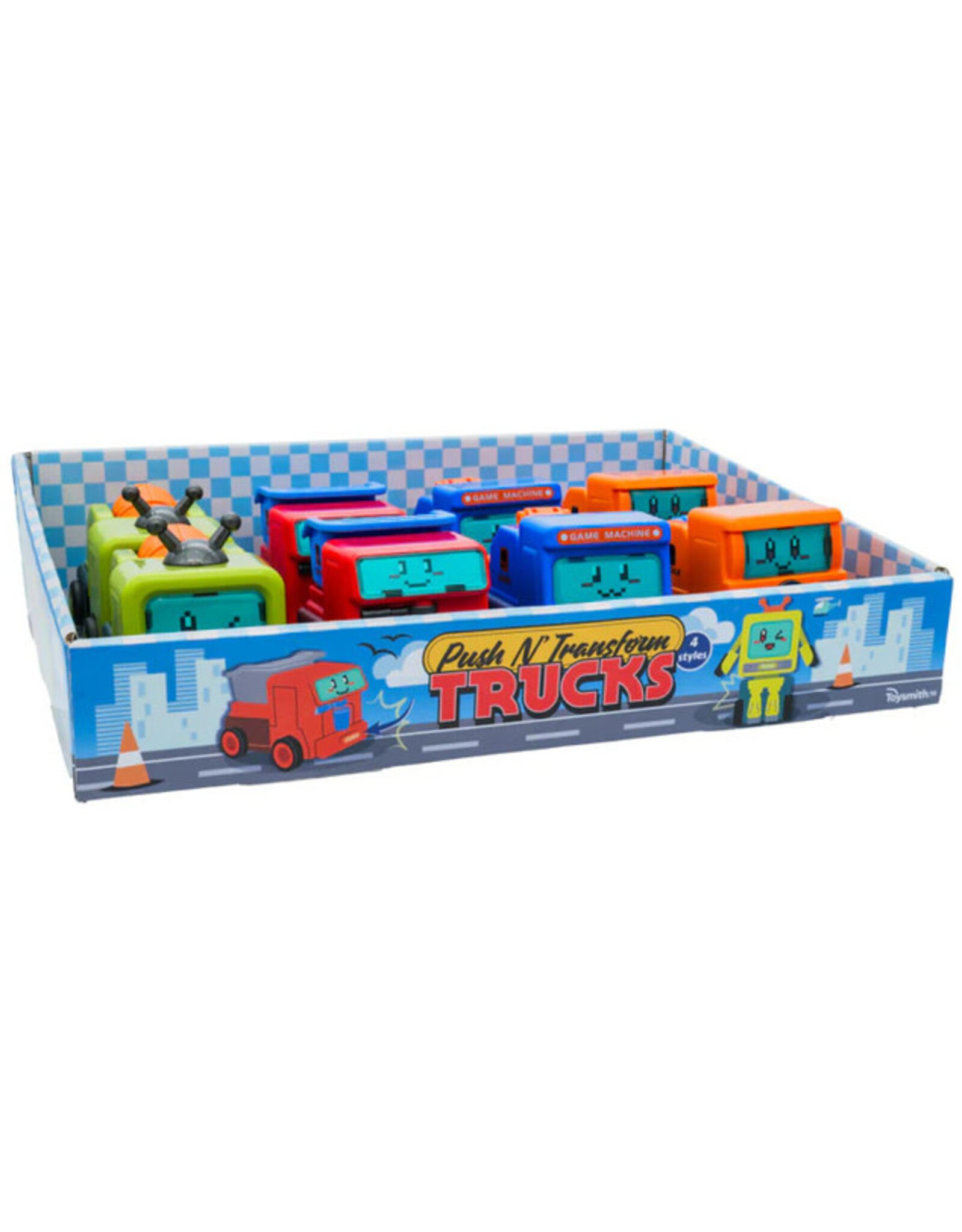 Toysmith Push N' Transform Trucks