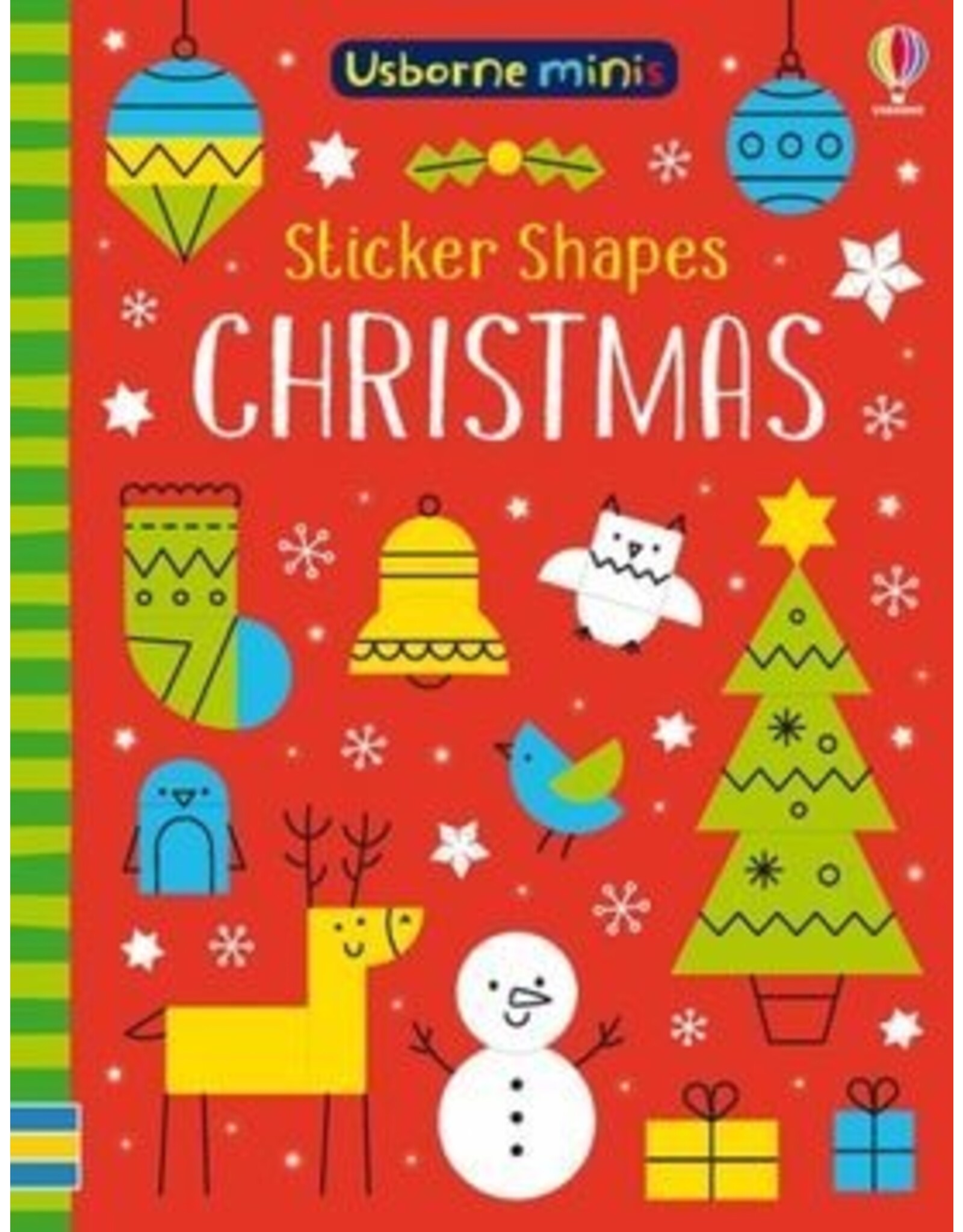 Usborne Sticker Shapes Christmas
