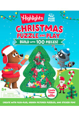 Highlights Highlights Christmas Puzzle and Play: Build with 100 Pieces!