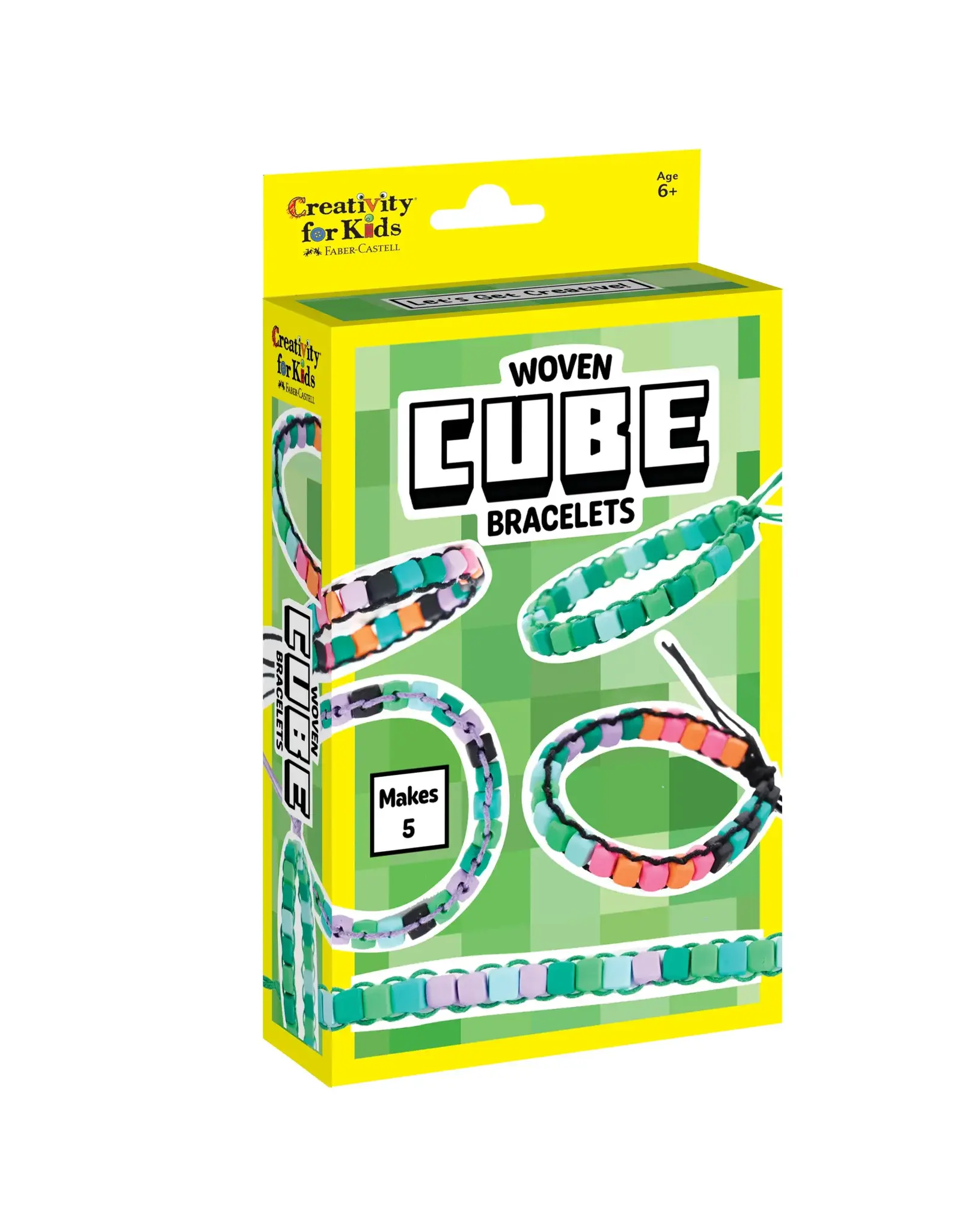 Creativity For Kids Mini Kit Woven Cube Bracelets