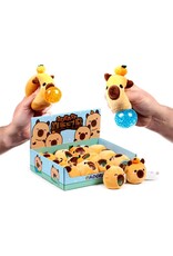Queasy Squeezies Adoramals Capybara Plush Squeezy Toy