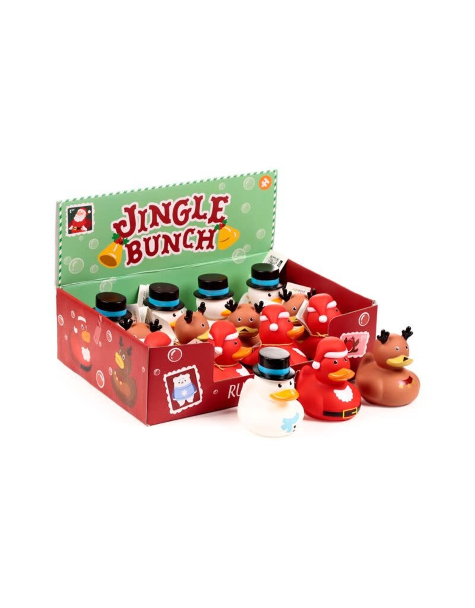 Jingle Bunch Christmas Duck Bath Time Toy