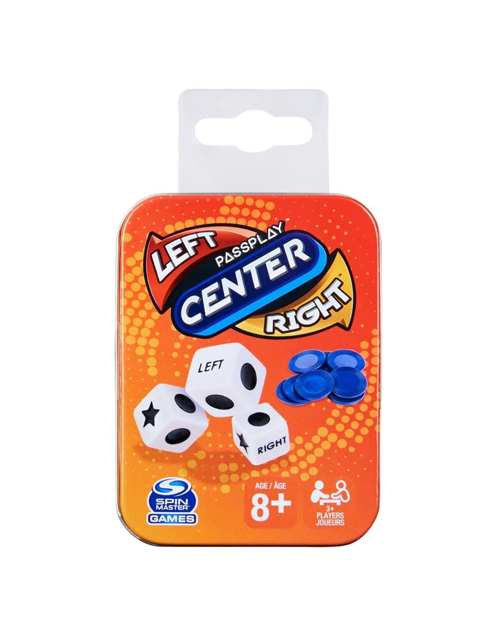 Spin Master Left Center Right Tin