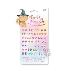 Great Pretenders Grumpy Cat Spelltastic Stick on Earrings