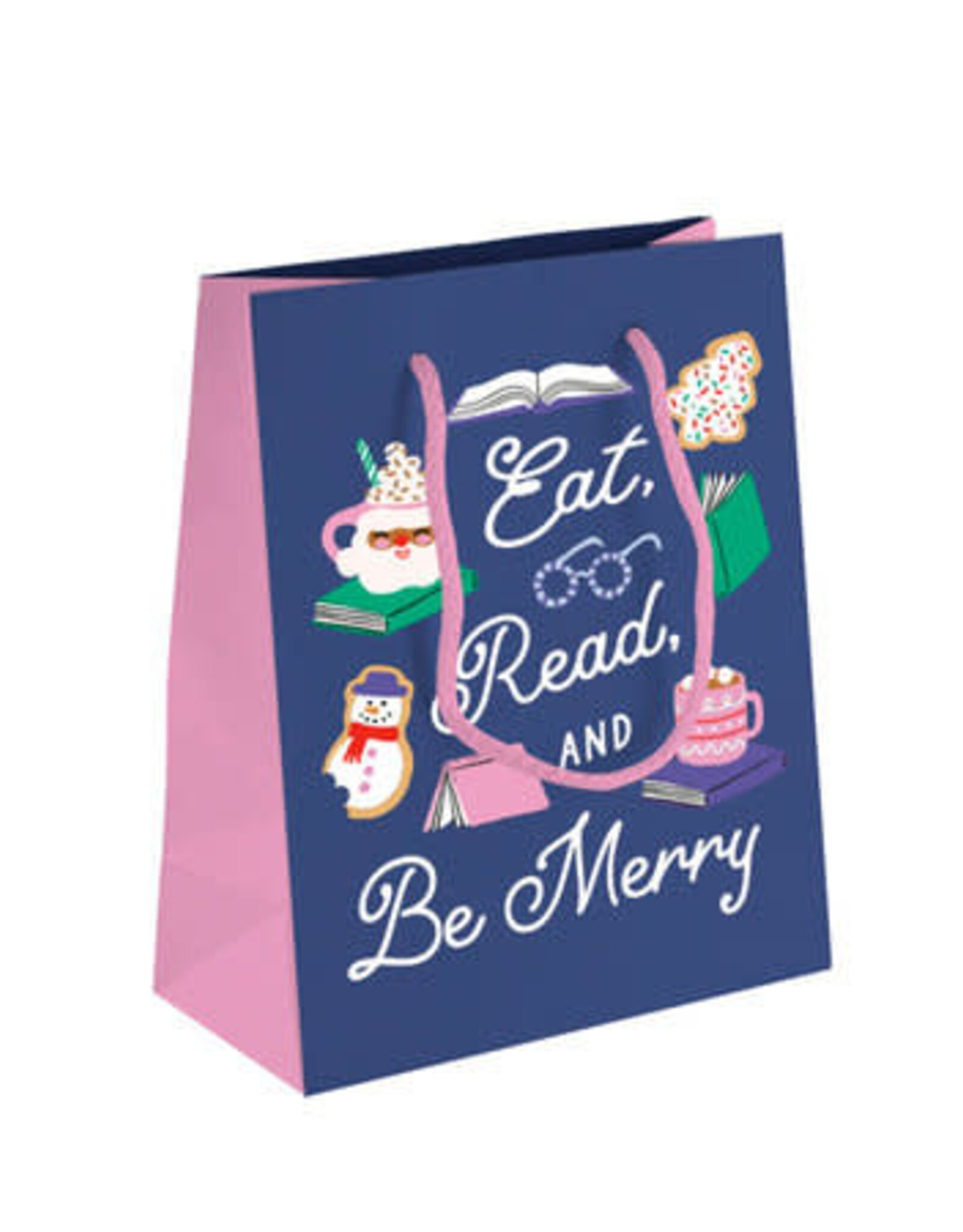 Out of Print Eat, Read, & Be Merry Gift Bag (Large)