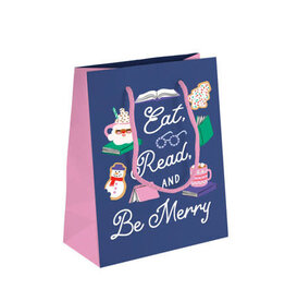 Out of Print Eat, Read, & Be Merry Gift Bag (Large)