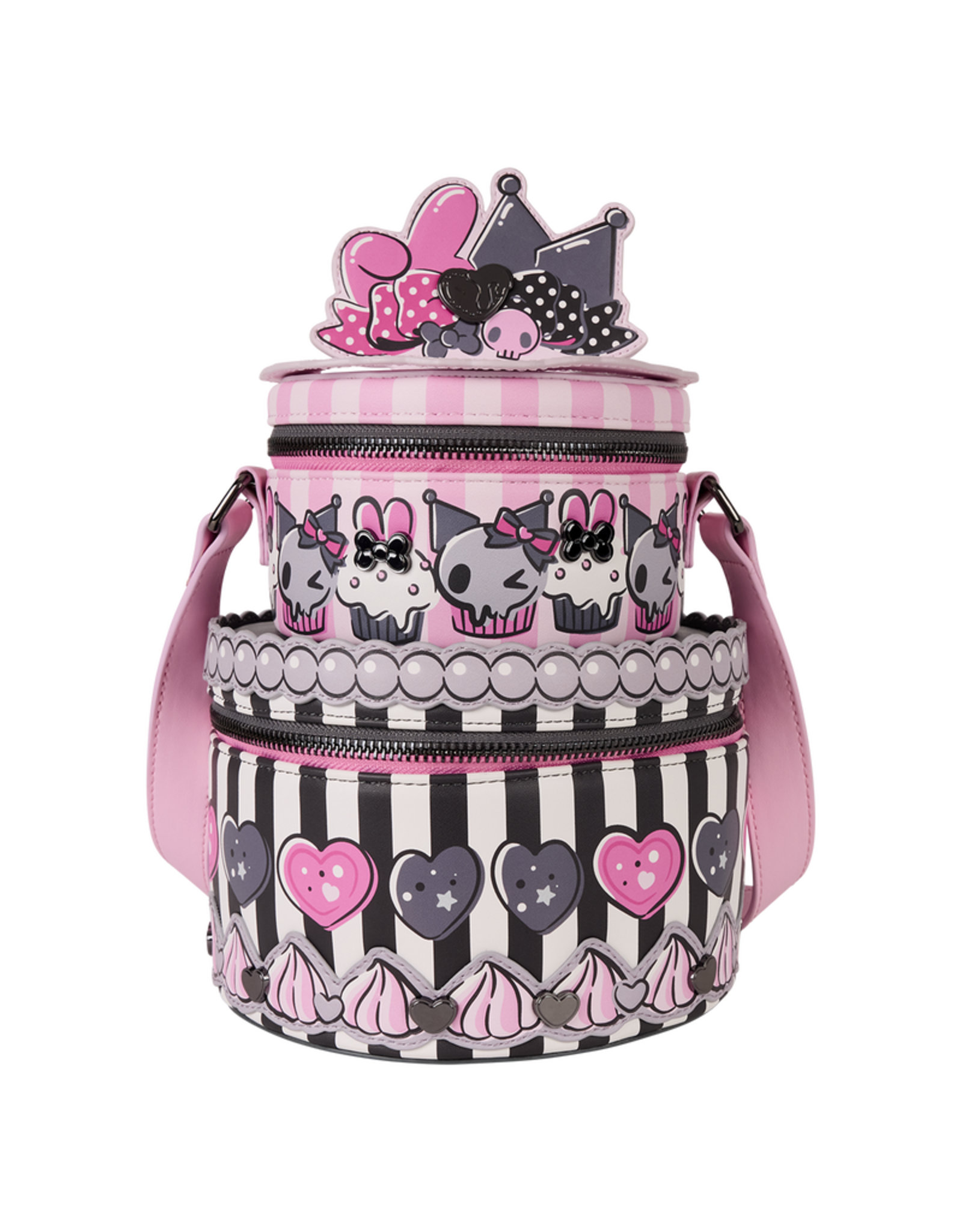 Loungefly Sanrio My Melody & Kuromi Cake Crossbody Bag
