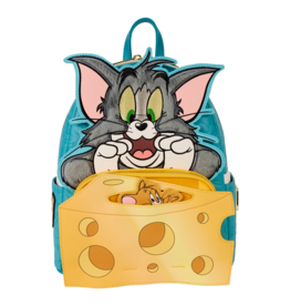 Loungefly Tom and Jerry Plush Pop-Up Mini Backpack