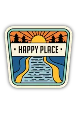 Stickers Northwest Happy Place River Patch Kamloops BC Sticker