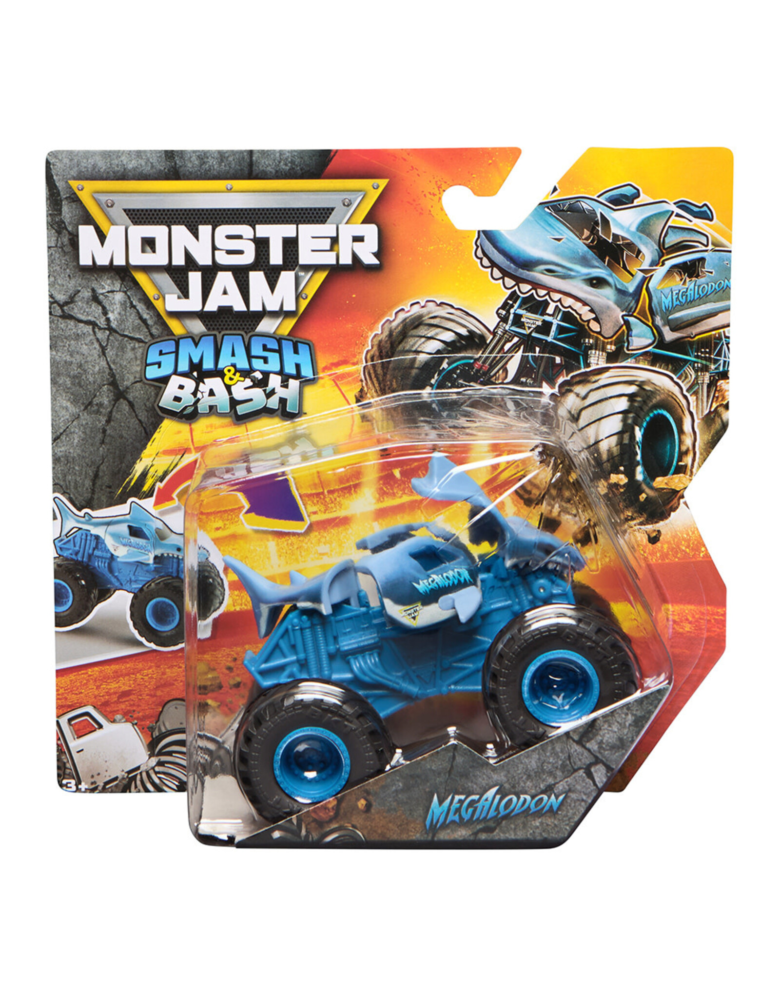 Spin Master Monster Jam - 1:64 Truck Smash & Bash: Megalodon