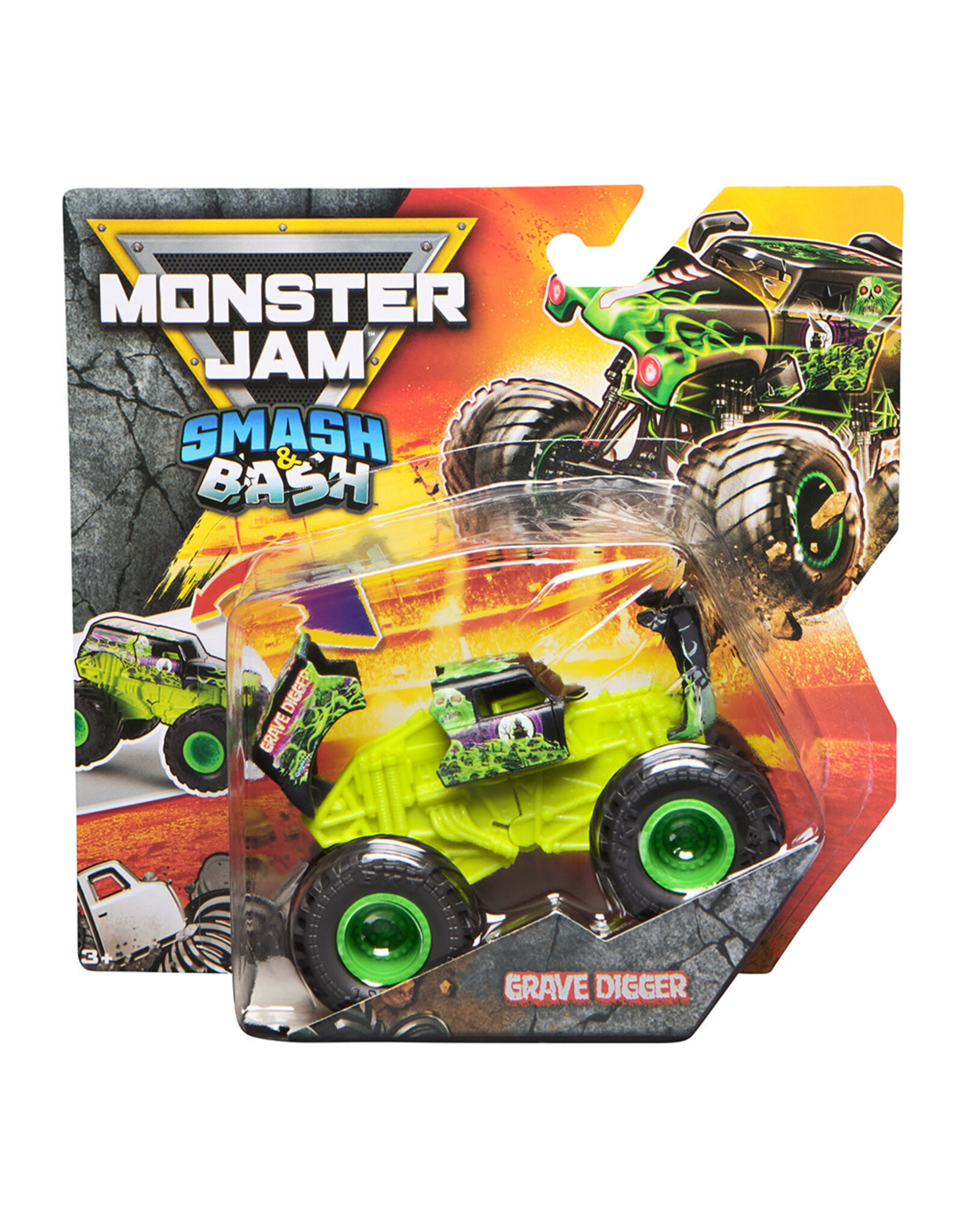 Spin Master Monster Jam - 1:64 Truck Smash & Bash: Grave Digger