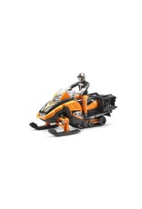 Bruder Snowmobile with Driver and Accessories