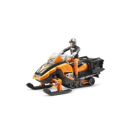 Bruder Snowmobile with Driver and Accessories