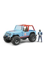 Bruder Jeep Cross Country Racer Blue with Driver