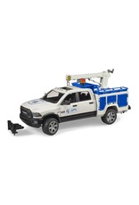 Bruder RAM Service Truck with Crane & Rotating Beacon Light
