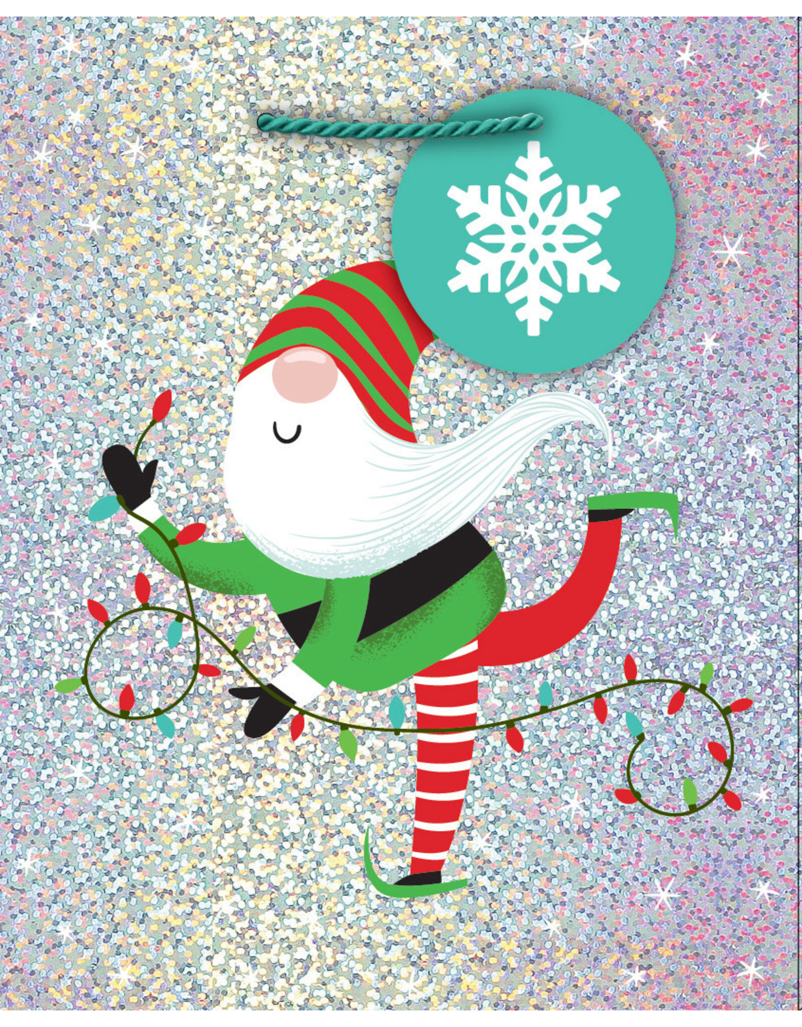 Christmas Gnomes Small Gift Bag