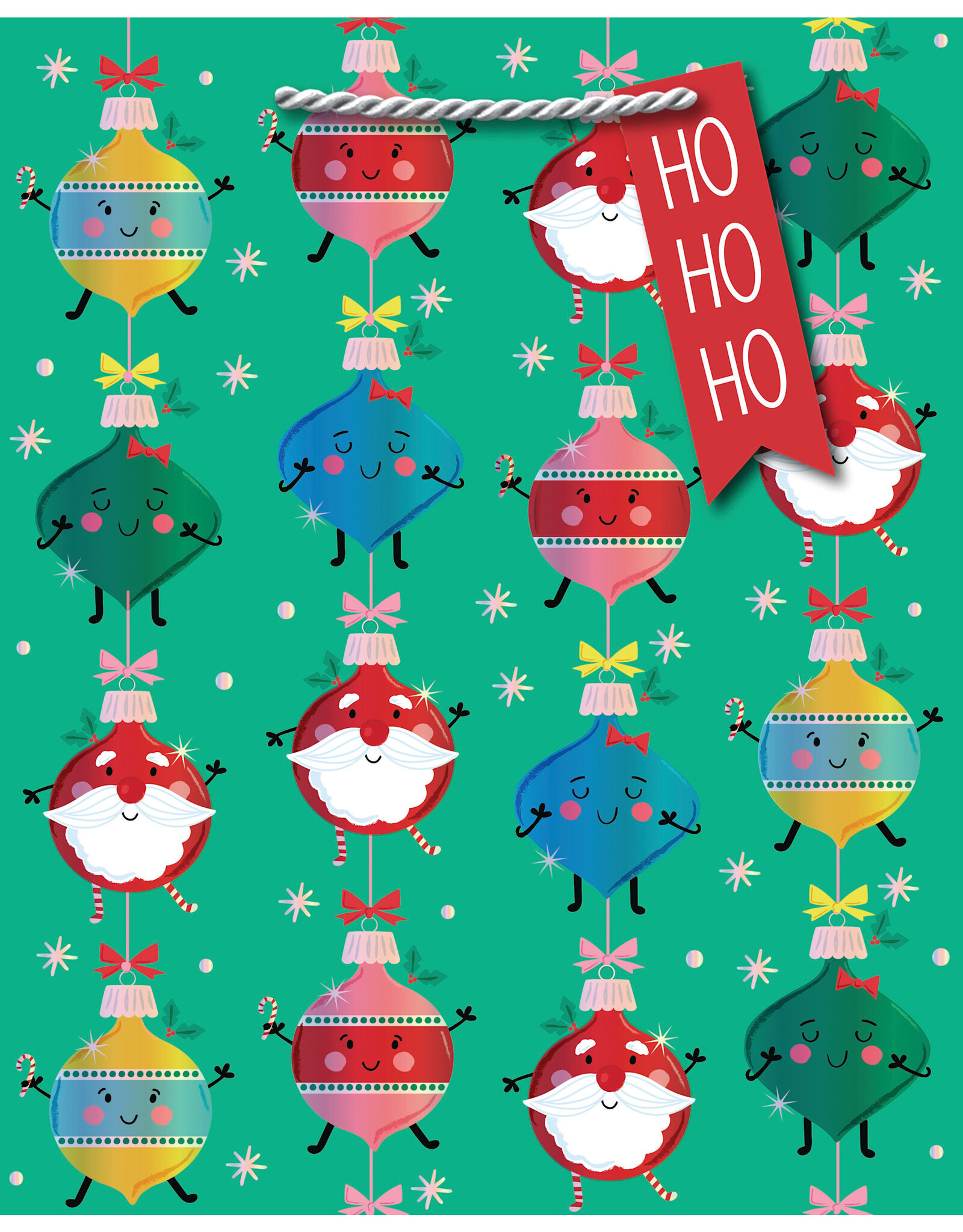 Design Design Happy Ornaments Large Gift Bag