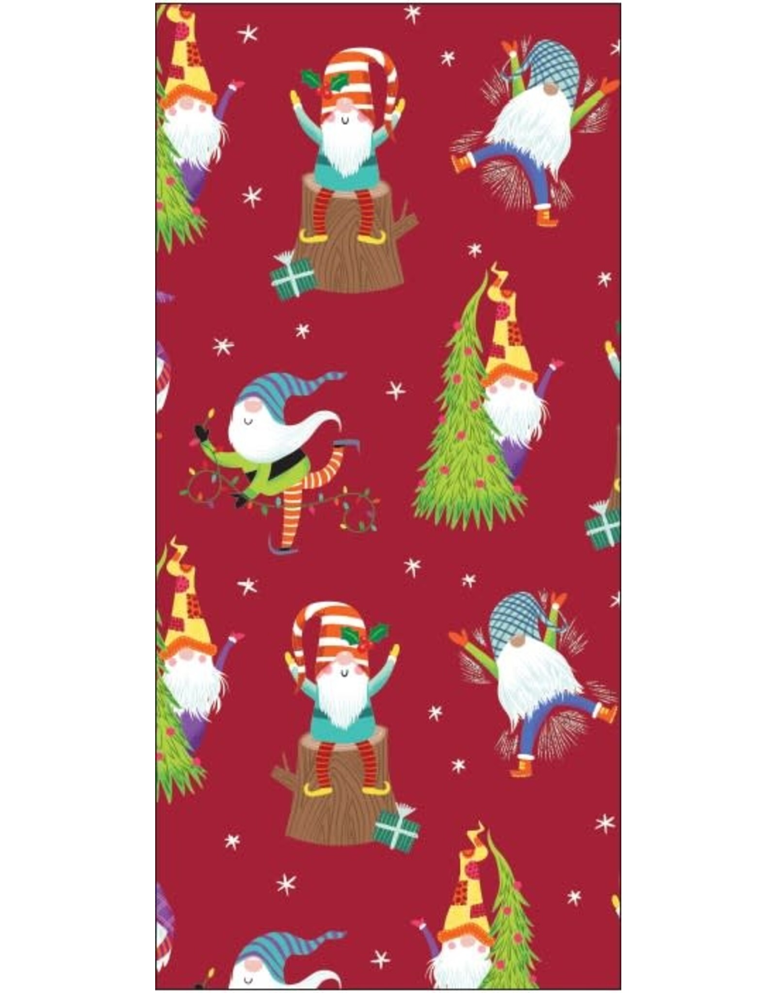 Christmas Gnomes Jumbo Wrapping Paper 8ft