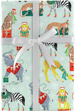Jungle Holiday Jumbo Wrapping Paper 10ft