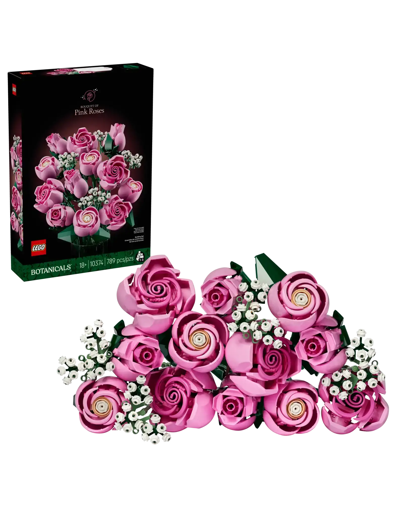 Lego Bouquet of Pink Roses