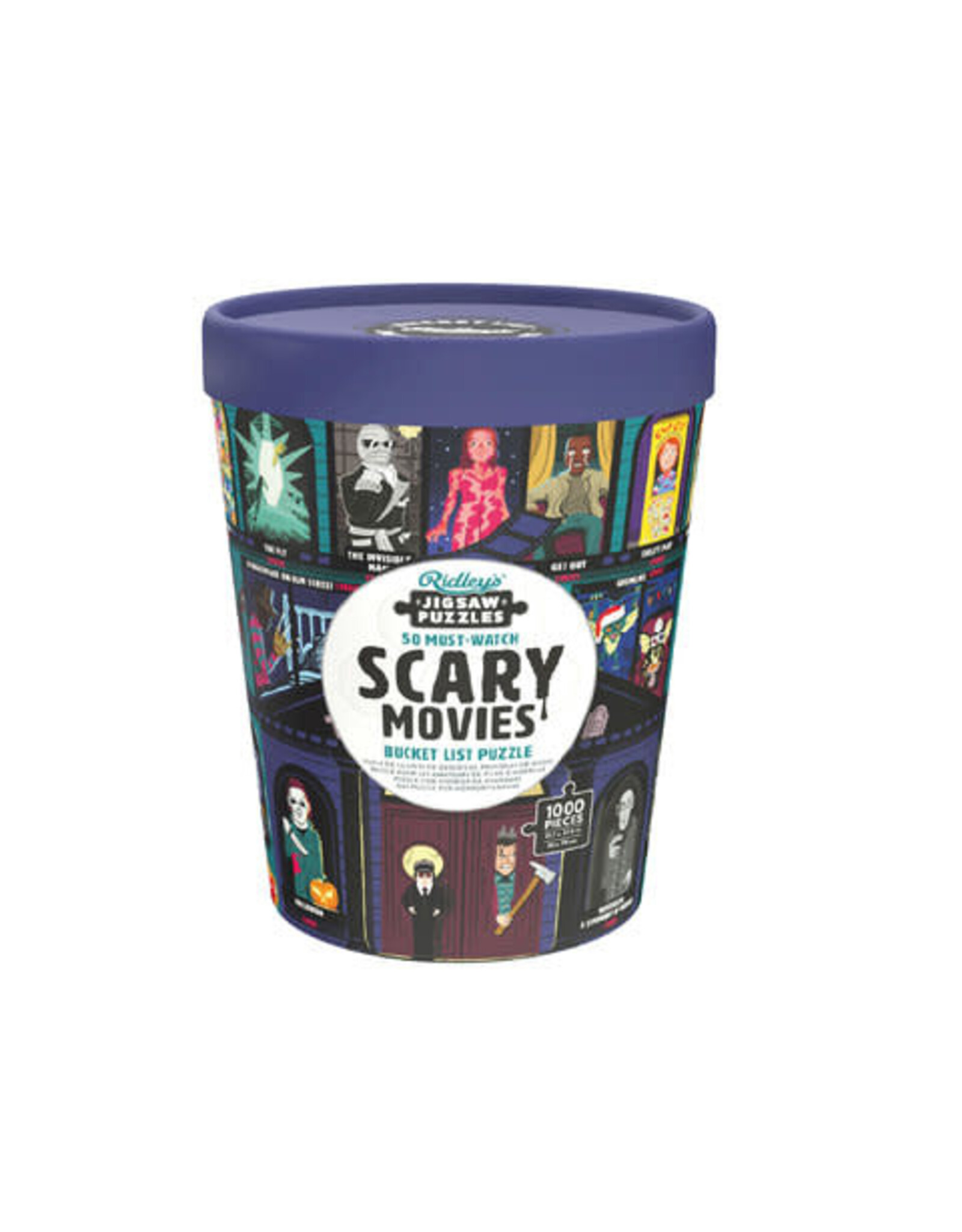 50 Must-Watch Scary Movies Bucket List 1000pc