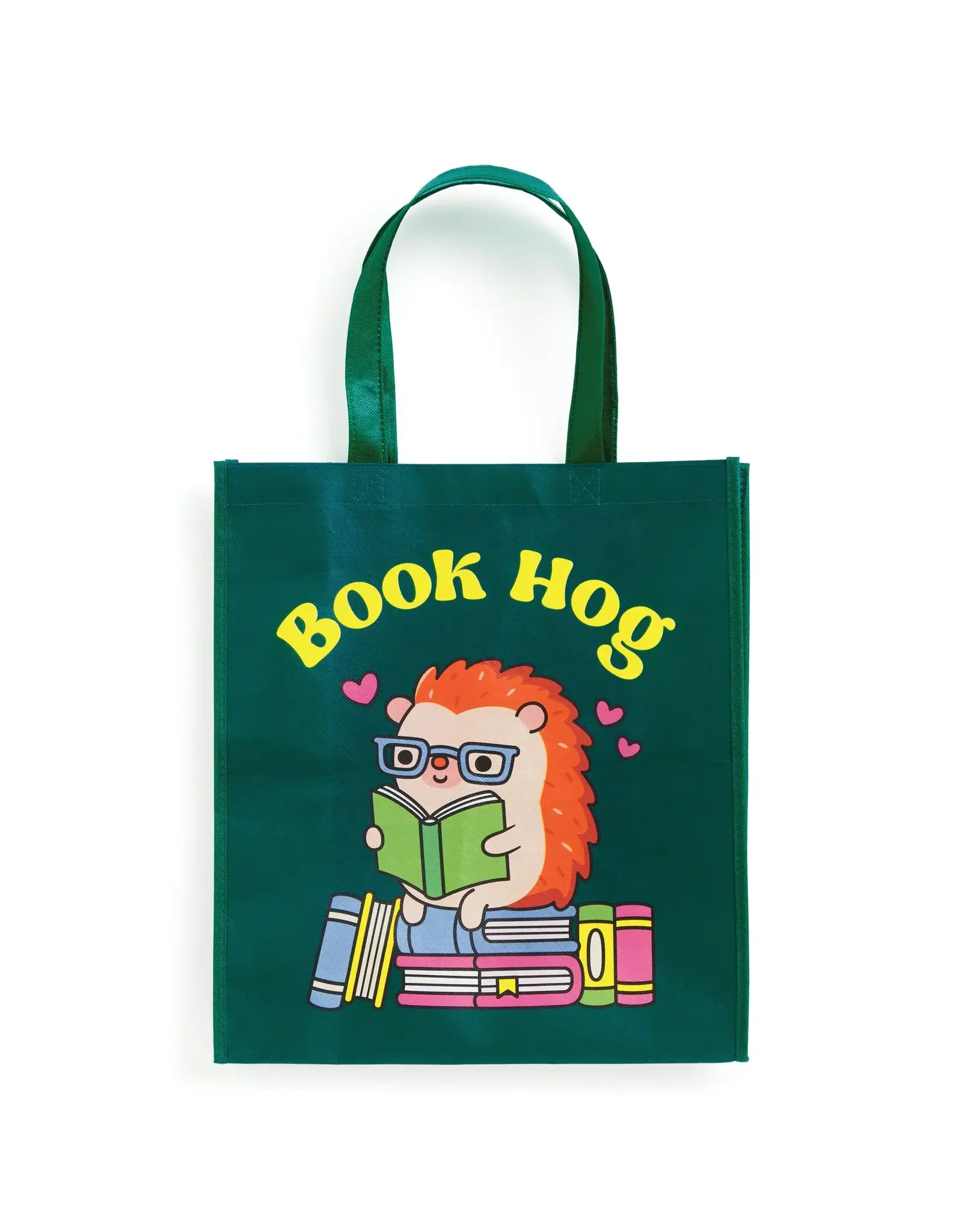 Mudpuppy Book Hog Reusable Shopping Bag