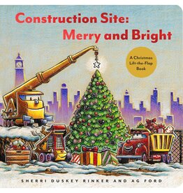 Construction Site: Merry and Bright A Christmas Lift-the-Flap Book