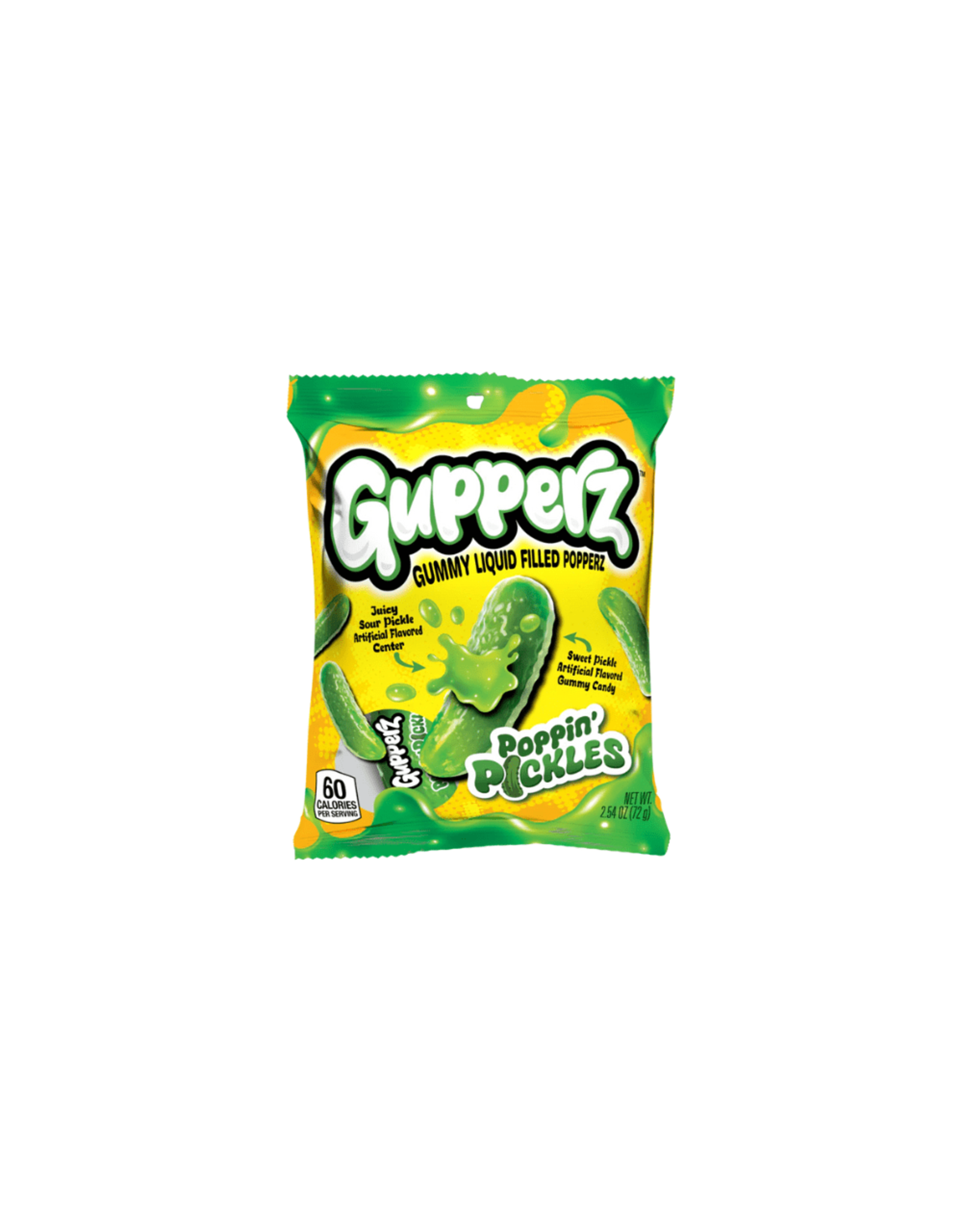 Gupperz Gummy Liquid Filled Popperz - Poppin' Pickle